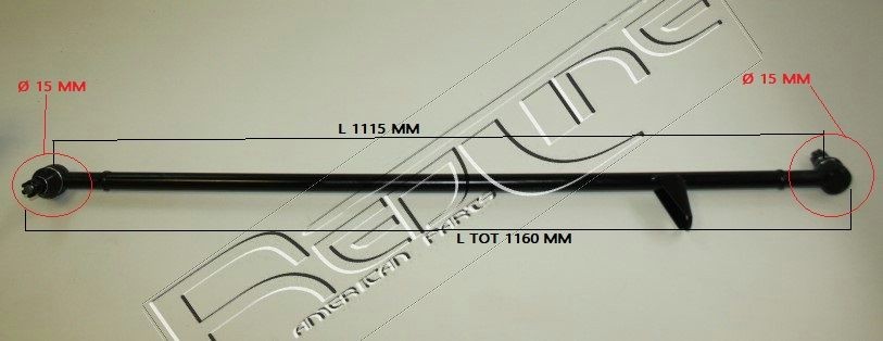 RED-LINE 40NI041: Roolivarras Esisild, 1160mm