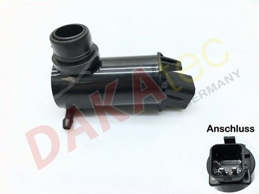 DAKAtec 40047W: Klaasipesuvee pump, klaasipuhastus esiklaasipuhastuse jaoks