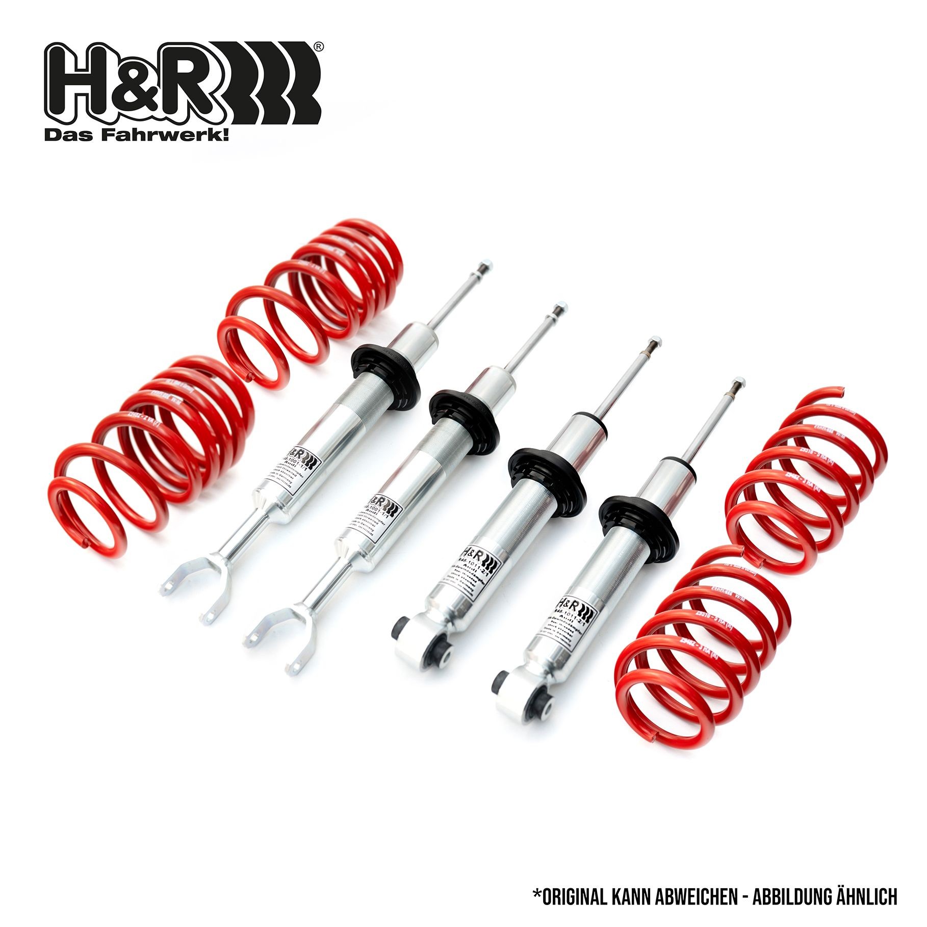 H&R 29482-1: Æassiikomplekt, vedrud / pehmendus Monotube coil overs