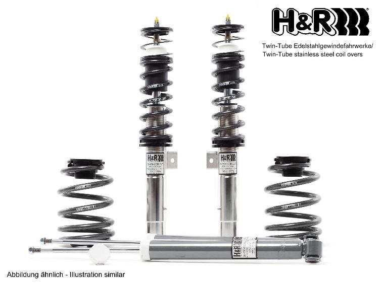 H&R 36431-1: Æassiikomplekt, vedrud / pehmendus Twin-Tube stainless coil over