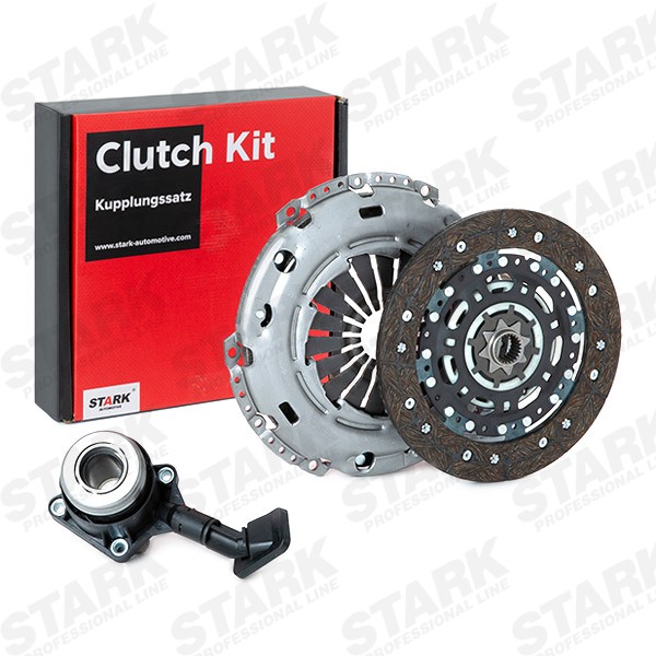 STARK SKCK-0100947: Kit frizione con spingidisco frizione, con dispositivo disinnesto centrale, Attrezzi speciali necessari per montaggio, Volano bimassa da controllare e, se il caso, sostituire, con disco frizione