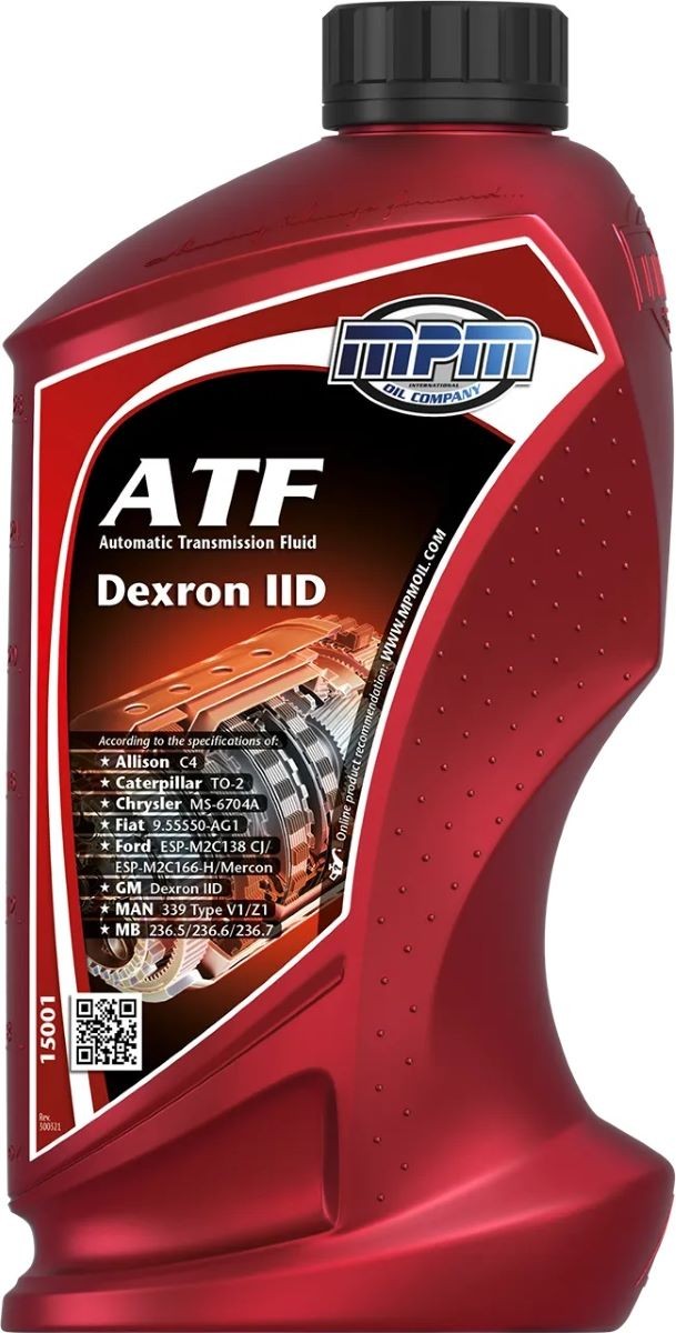 MPM 15001: Hüdraulikaõli ATF, Dexron II-D