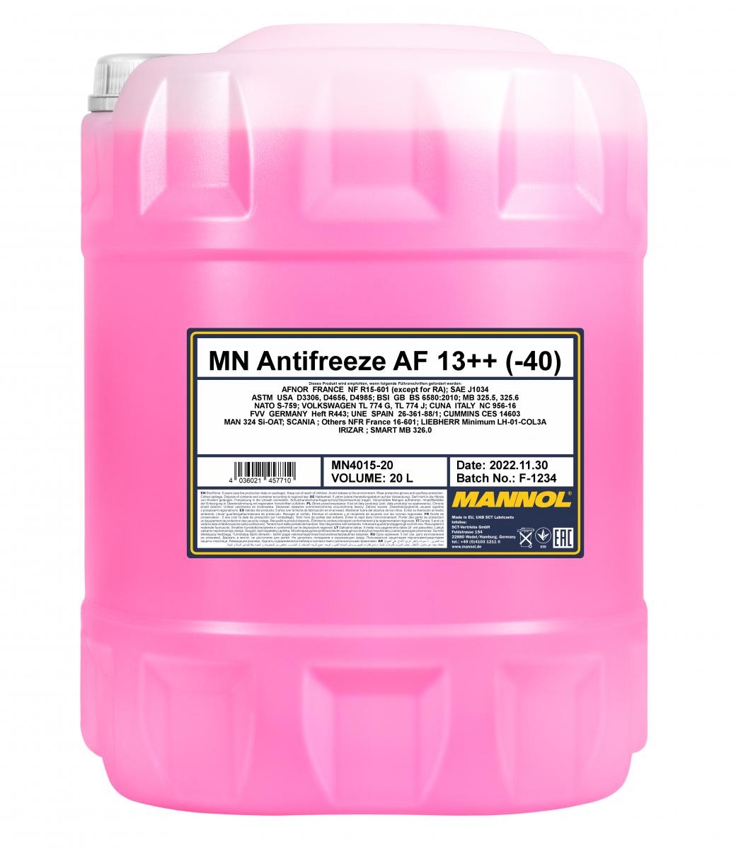 MANNOL MN4015-20: Antigel AF13++, High-performance