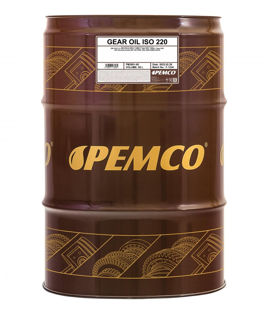 PEMCO PM2801-60: Ulei diferential 60I Gear Oil, ISO 220
