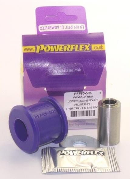 Powerflex PFF85-505: Paigutus, Mootor all, mootoripoolne, PU (Polyurethan) Road Series