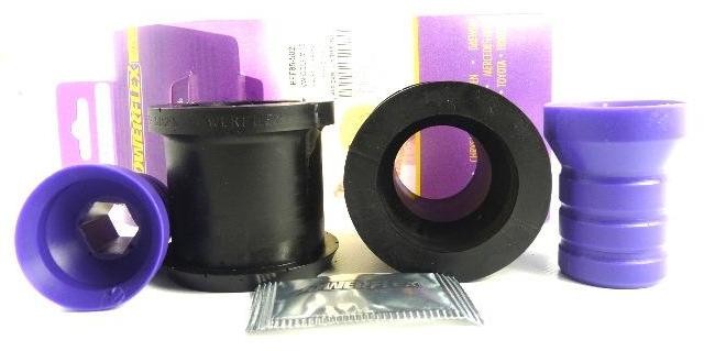 Powerflex PFF85-502: Έδραση, ψαλίδι Μπροστινός άξονας κάτω, Τοποθέτηση πίσω Road Series