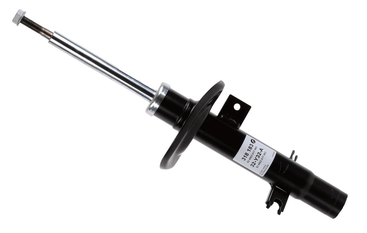 SACHS 318 183: Amortizor Axa fata dreapta, presiune gas, Ansamblu amortizor-arc