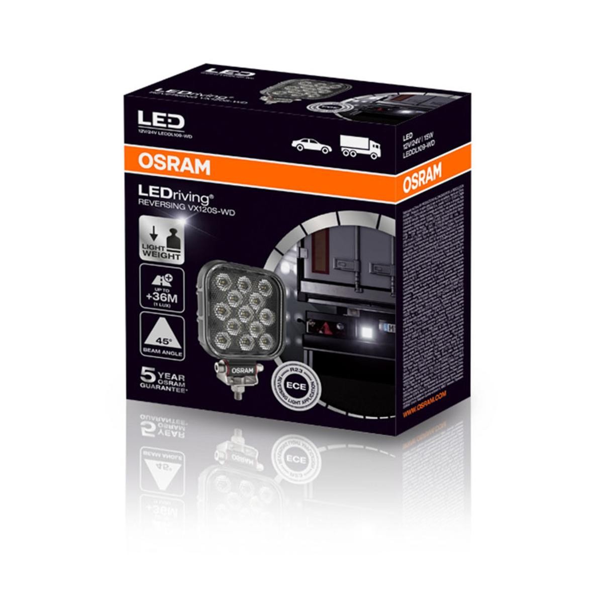 OSRAM LEDDL109-WD: Lampa mers inapoi LEDriving® REVERSING LEDriving driving lights - Value Series