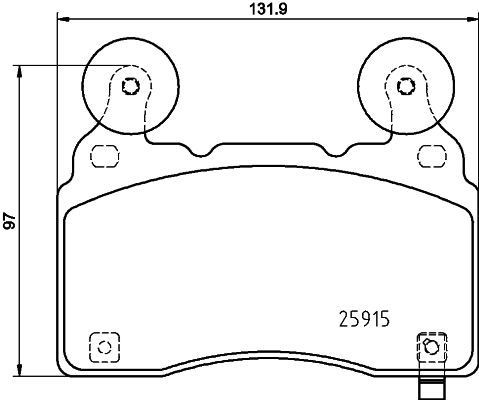 MINTEX MDB4078: Piduriklotsid