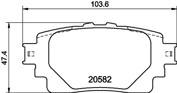 MINTEX MDB4217: Piduriklotsid