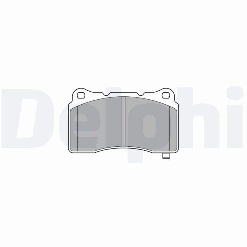 DELPHI LP3575: Piduriklotsid ilma lisavarustuseta, koos kokkusurumisvastase plekiga