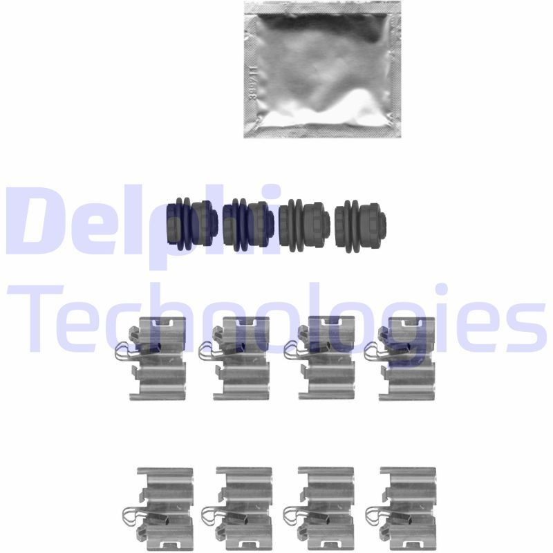 DELPHI LX0668: Lisakomplekt, ketaspiduriklotsid