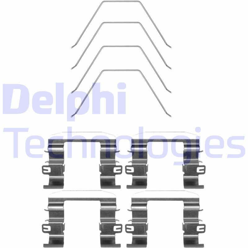 DELPHI LX0669: Lisakomplekt, ketaspiduriklotsid