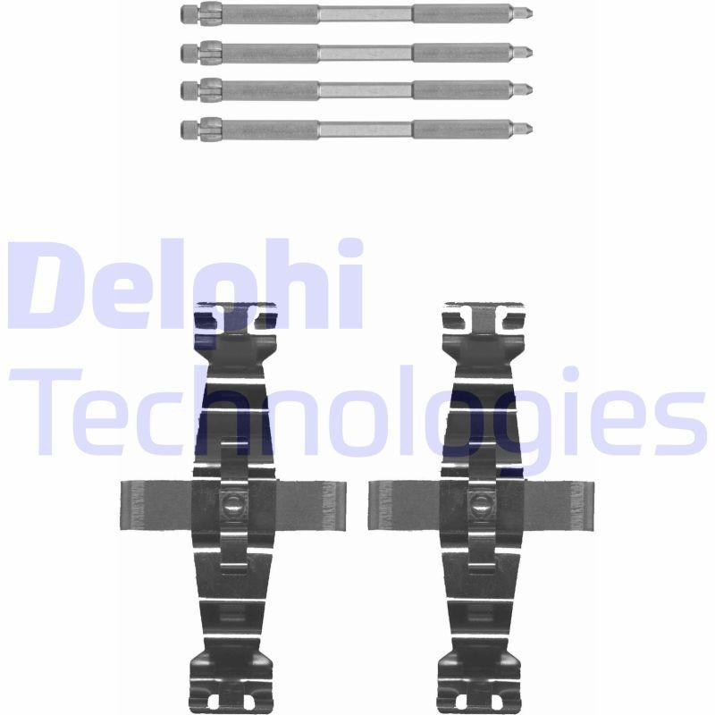 DELPHI LX0674: Lisakomplekt, ketaspiduriklotsid