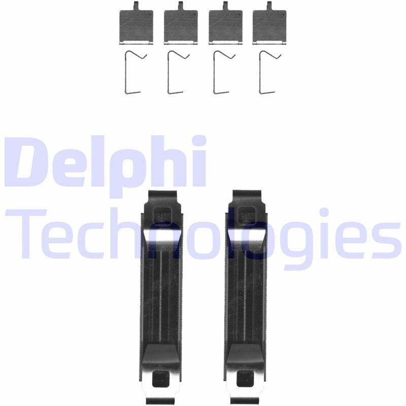 DELPHI LX0681: Lisakomplekt, ketaspiduriklotsid