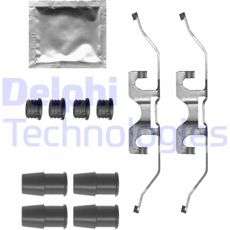 DELPHI LX0694: Lisakomplekt, ketaspiduriklotsid