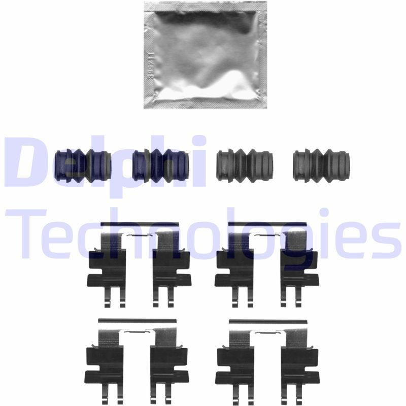 DELPHI LX0695: Lisakomplekt, ketaspiduriklotsid