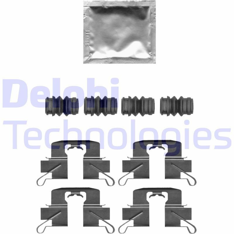 DELPHI LX0696: Lisakomplekt, ketaspiduriklotsid