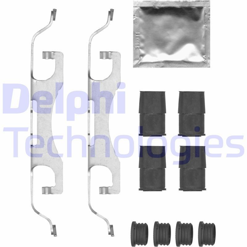 DELPHI LX0698: Lisakomplekt, ketaspiduriklotsid