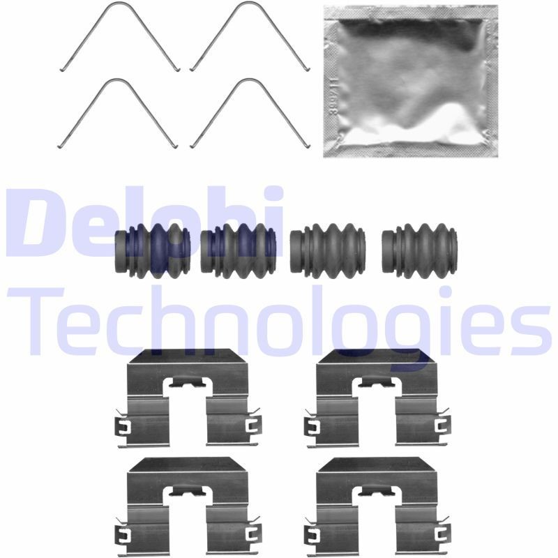 DELPHI LX0706: Lisakomplekt, ketaspiduriklotsid