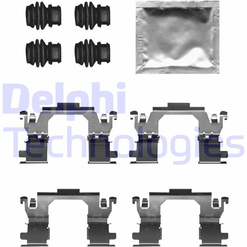 DELPHI LX0709: Lisakomplekt, ketaspiduriklotsid