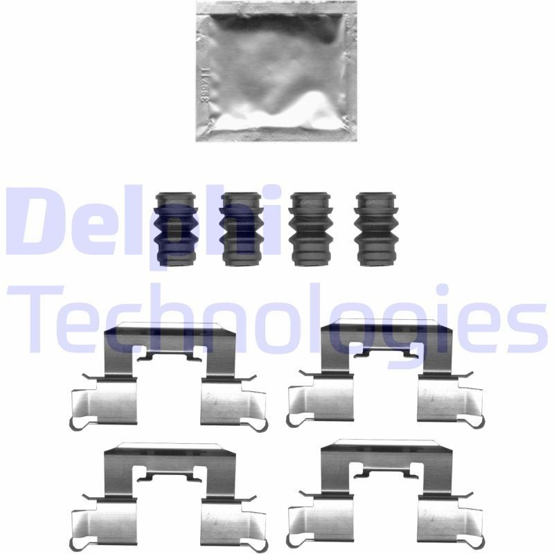 DELPHI LX0710: Lisakomplekt, ketaspiduriklotsid