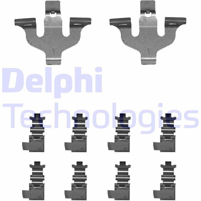 DELPHI LX0714: Lisakomplekt, ketaspiduriklotsid