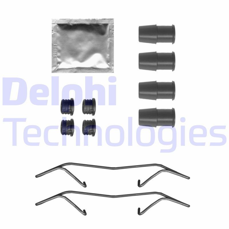 DELPHI LX0717: Lisakomplekt, ketaspiduriklotsid