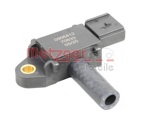 METZGER 0906412: Senzor, presiune gaze evacuare dupa filtru particule funingine, fara cablu conexiune