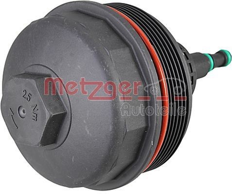 METZGER 2370042: Capac, carcasa filtru ulei cu etansare