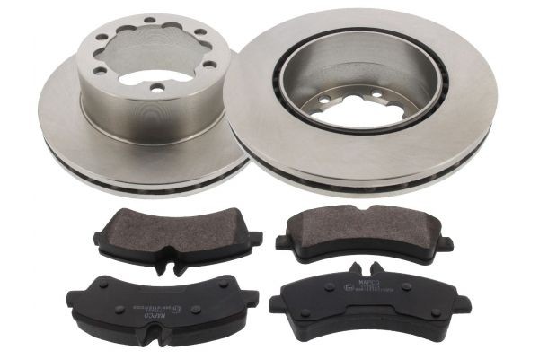 MAPCO 47710: Set frana, frana disc puntea spate, Ř: 303mm, ventilat interior