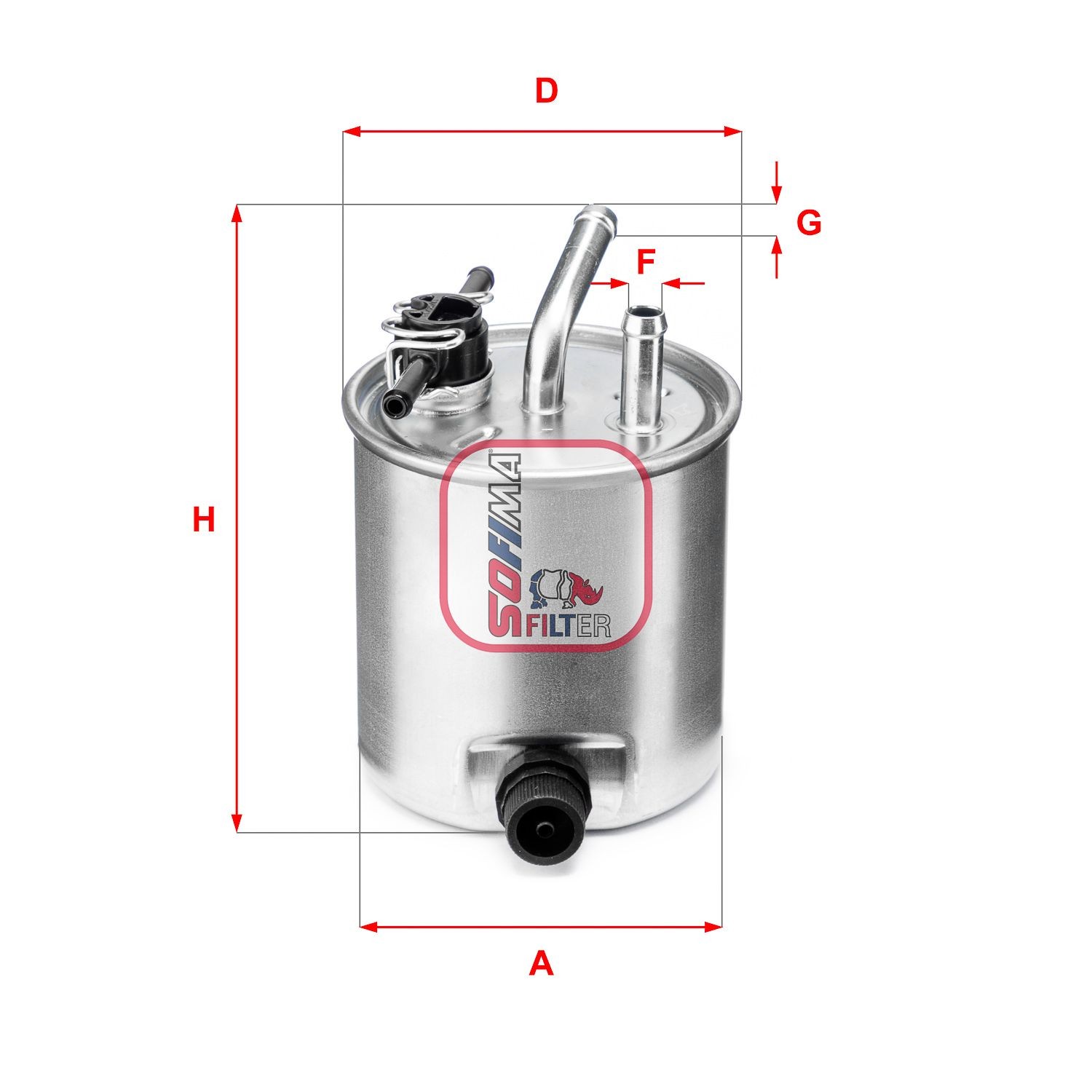 SOFIMA S 5582 GC: Filtro carburante