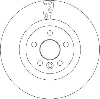 TRW DF6550S: Piduriketas TRW SINGLE Ø: 330mm, õhutusega, Ø: 330mm