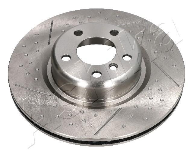 ASHIKA 61-00-0138: Disc de frână Ř: 345mm, perforat/ventilat interior, Ř: 345mm