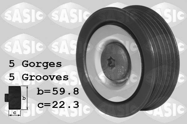 SASIC 1626219: Seade- / juhtrull, soonrihm Ø: 59,8mm, Ø: 59,8mm