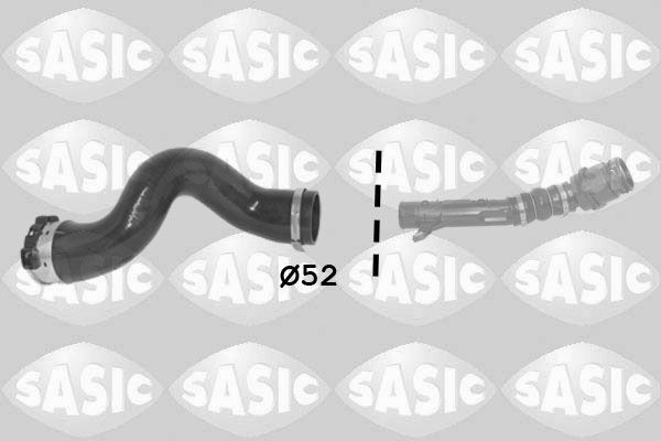 SASIC 3334058: Kompressoriõhuvoolik Kompressoriõhu radiaator, Sissepääs