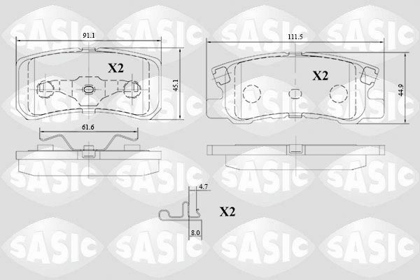 SASIC 6210071: Piduriklotsid Tagasild