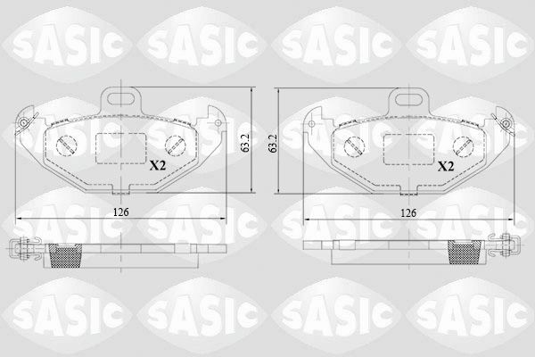 SASIC 6214035: Piduriklotsid Tagasild