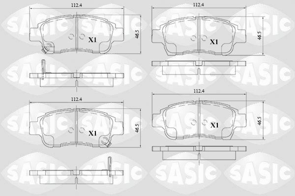 SASIC 6216107: Piduriklotsid Esisild