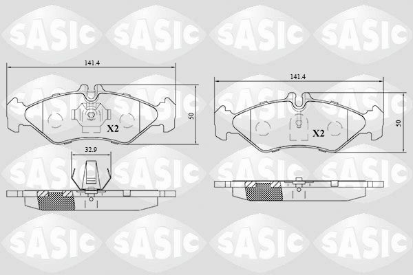 SASIC 6216132: Piduriklotsid Tagasild