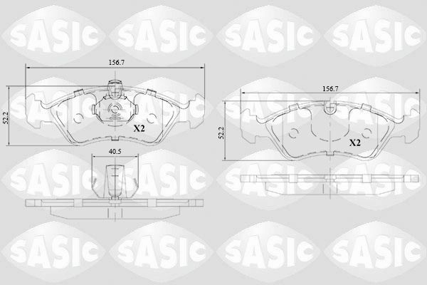 SASIC 6216142: Piduriklotsid Esisild