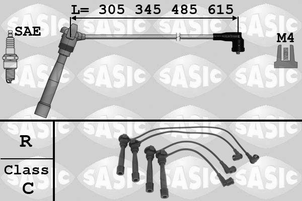 SASIC 9286047: Augstsprieguma vadu komplekts