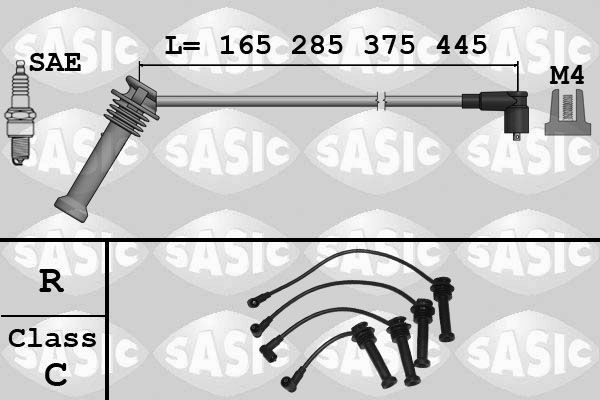 SASIC 9286079: Tändkabelsats
