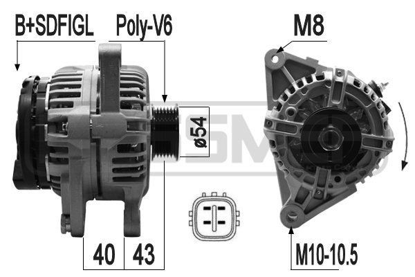 MESSMER 210569A: Generaator 80A