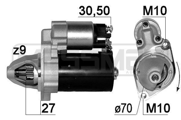 MESSMER 220667A: Starter 1,1kW