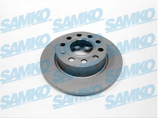 SAMKO A1003PR: Piduriketas TOTAL COATED Ø: 253mm, täis, Ø: 253mm, kaetud