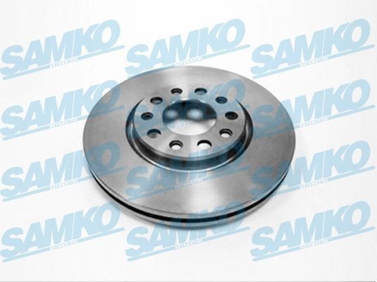 SAMKO A2009V: Piduriketas Ø: 281mm, sisemine õhutus, Ø: 281mm