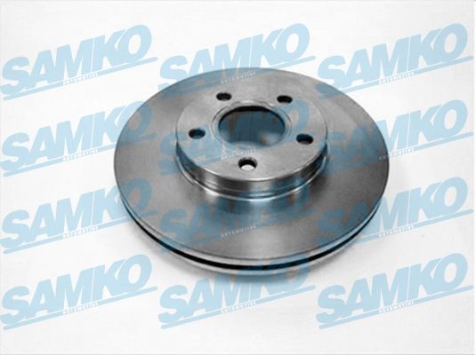 SAMKO F1009V: Piduriketas Ø: 278mm, sisemine õhutus, Ø: 278mm