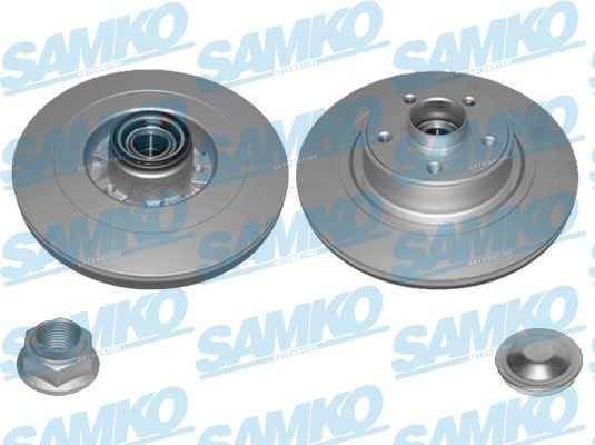SAMKO R1022PRCA: Piduriketas LPR HUB BRAKE DISC LINE - FULL COATED Ø: 300mm, täis, Ø: 300mm, koos lisadega, kaetud, koos ABS-andurirõngaga, koos rattalaagri komplektiga, koos mütsiga
