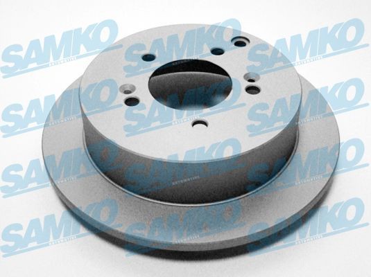 SAMKO T2037PR: Disc de frână TOTAL COATED Ř: 284mm, plin, Ř: 284mm, acoperit (cu un strat protector)